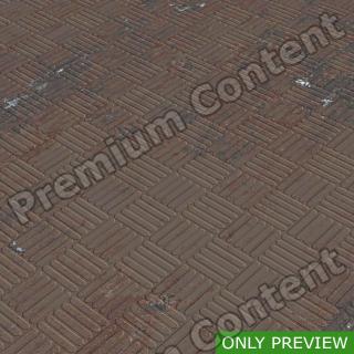 PBR substance preview metal floor rusty 0005